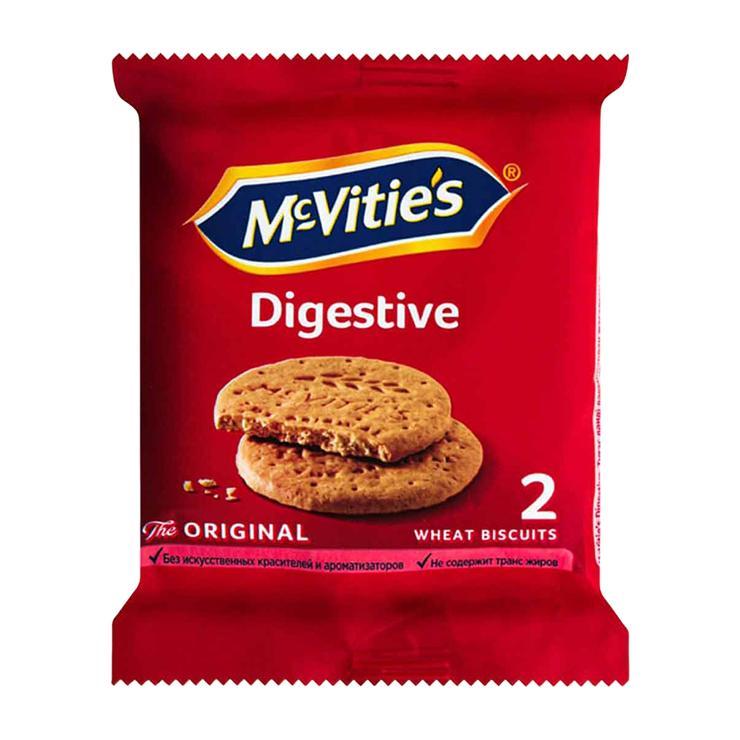 Печенье McVitie's Digestive из цельнозерновых злаков 29,4 гр., флоу-пак