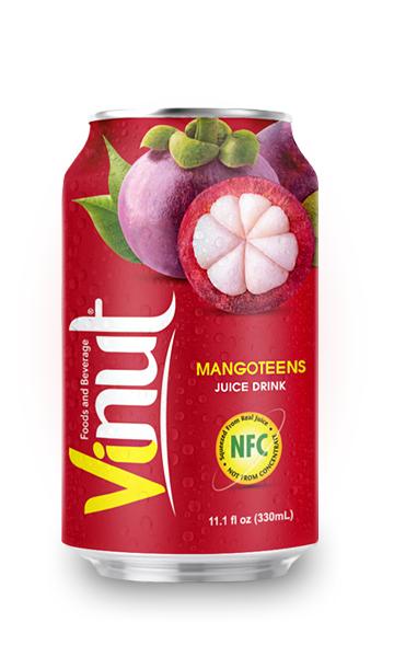 Напиток сокосодержащий Vinut Juice Drink Мангустин Вьетнам 330 мл., ж/б