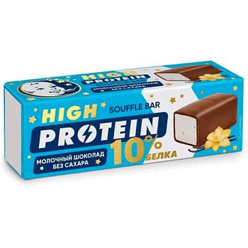 Суфле молочное ЗГДиОП им. В.П.Пастухова протеиновое с ванилью в молочном бельгийском шоколаде 50 гр., картон