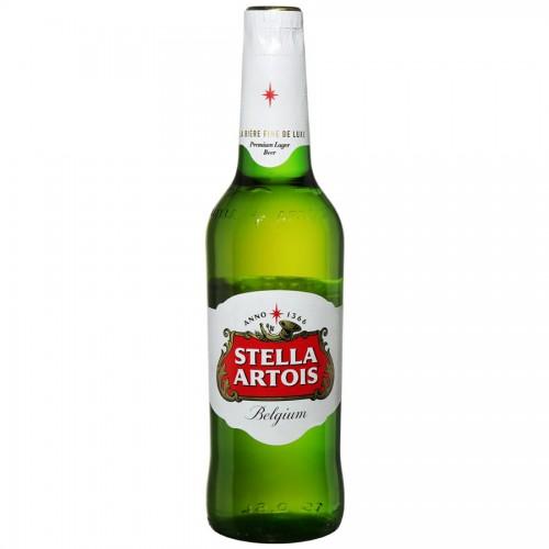 Пиво Stella Artois, светлое пастеризованное, 5%,  440 мл., стекло