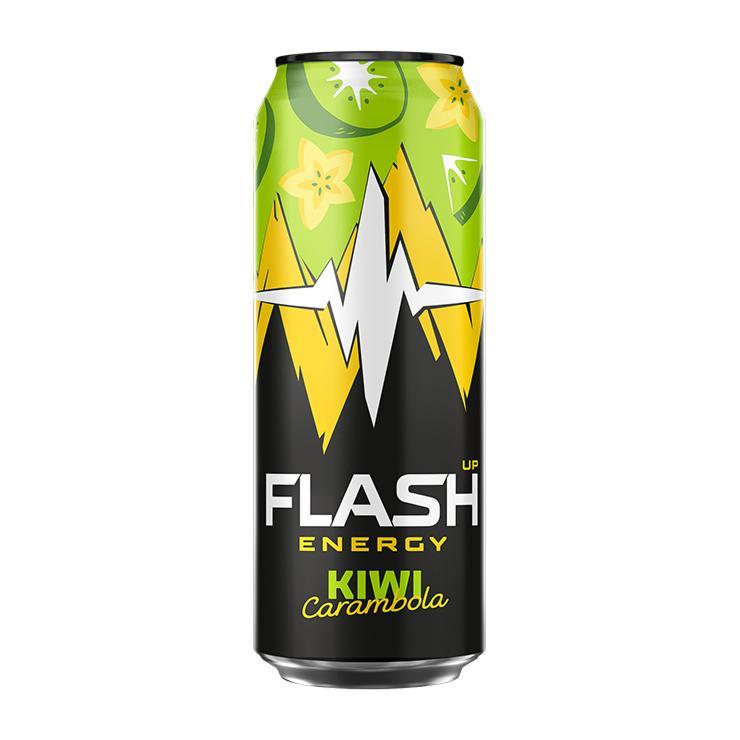 Напиток энергетический Flash Up Energy киви и карамбола 450 мл., ж/б