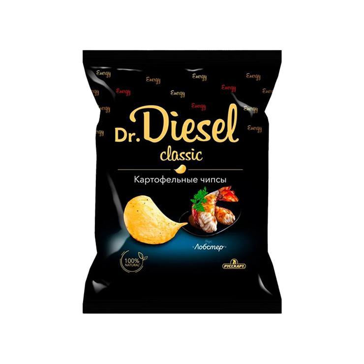 Чипсы Dr. Diesel лобстер 120 гр., флоу-пак