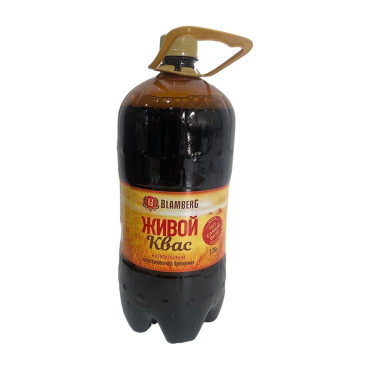 Квас Blamberg живой фильтрованный пастеризованный 1,35 л., ПЭТ