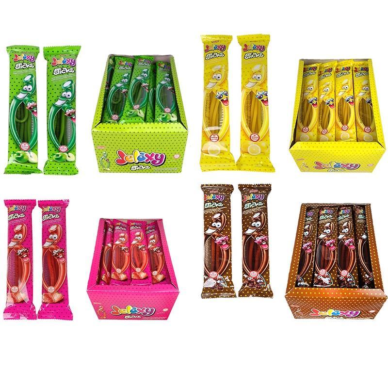 Жевательный мармелад Jelaxy Liquorice Stick Mix Сладкие палочки 35 гр., флоу-пак
