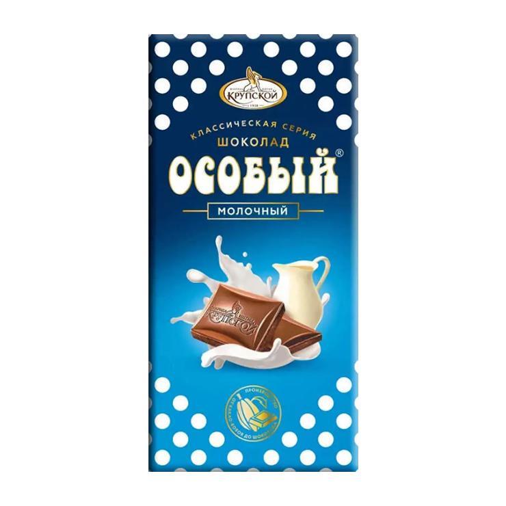 Шоколад КФ им. Крупской Особый молочный 85 гр., обертка