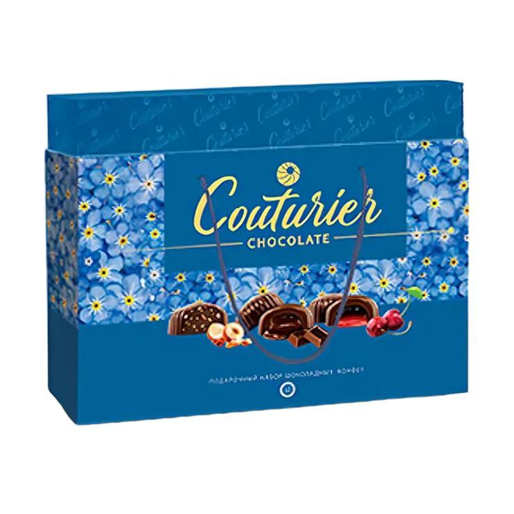 Конфеты Couturier незабудки шоколадные 320 гр., картон