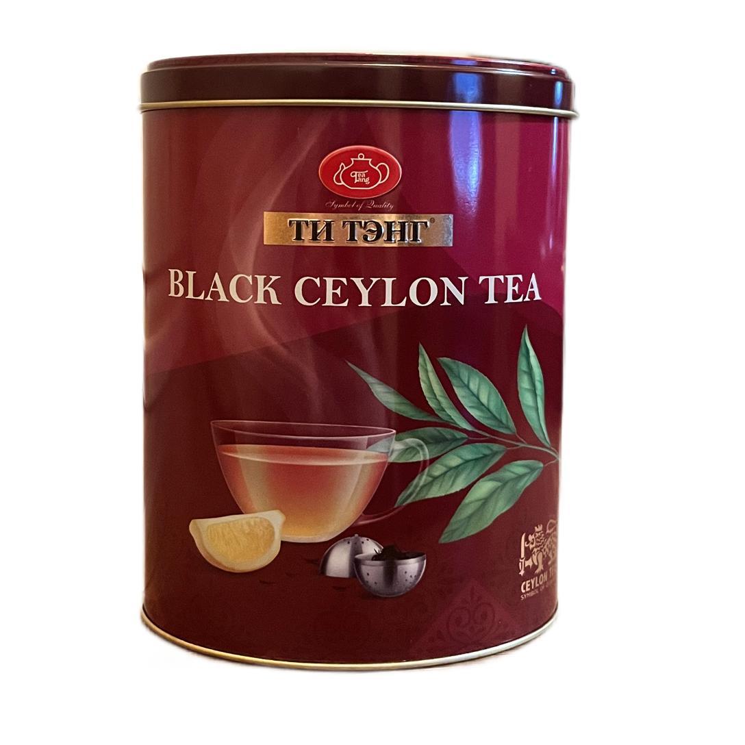 Чай Ти Тэнг черный Цейлонский с чашкой 200 гр., ж/б