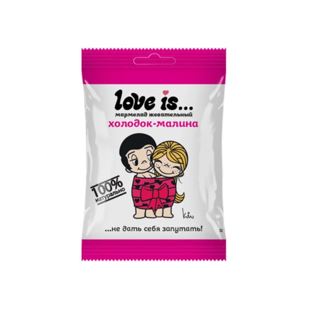 Жевательный мармелад Love is... ЖуйМиксик со вкусом Холодок-малина 20 гр., флоу-пак