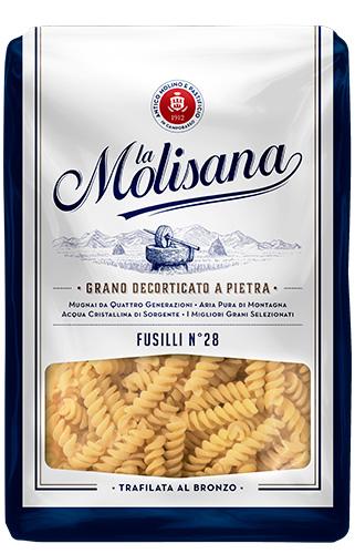 Макаронные изделия La Molisana 28C Fusilli, 500 гр., пластиковый пакет