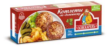 Котлеты Ложкаревъ по-домашнему 400 гр., картон