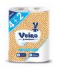 Бумага Veiro, туалетная Домашняя белая 2 слоя 6 рулонов, 600 гр., пакет