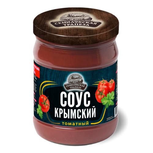 Соус Семилукская Трапеза томатный Крымский, 490 гр., стекло