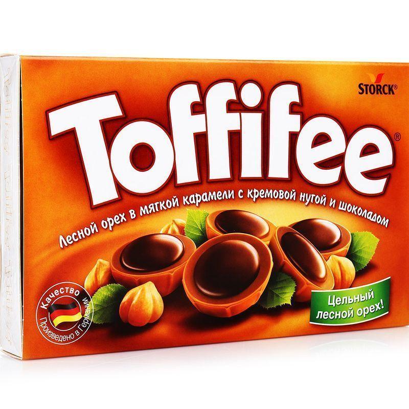 Конфеты Toffifee какао, 125 гр., картон