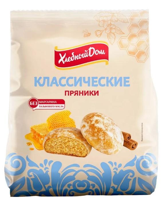 Пряники Хлебный Дом Классические 300 гр., флоу-пак