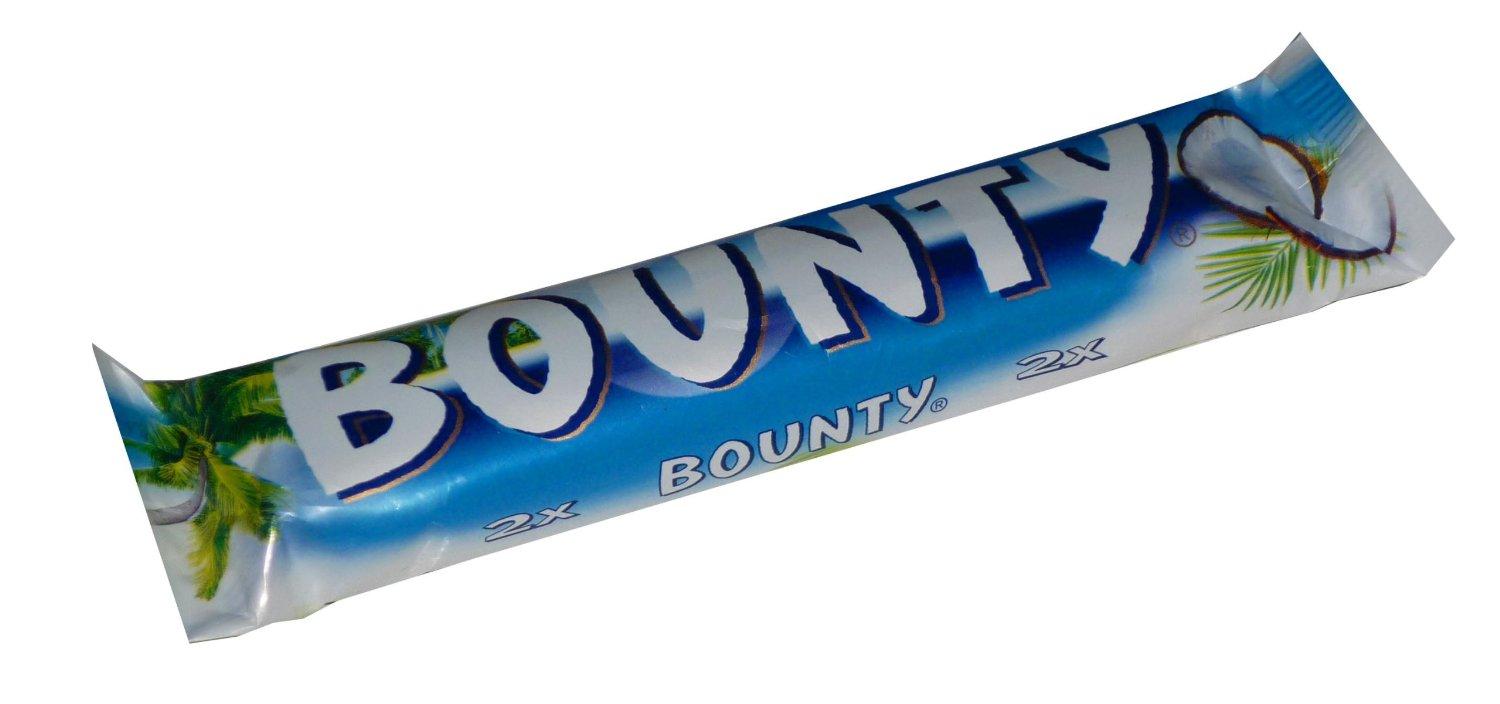 Шоколадный батончик Bounty, 27.5 гр., флоу-пак