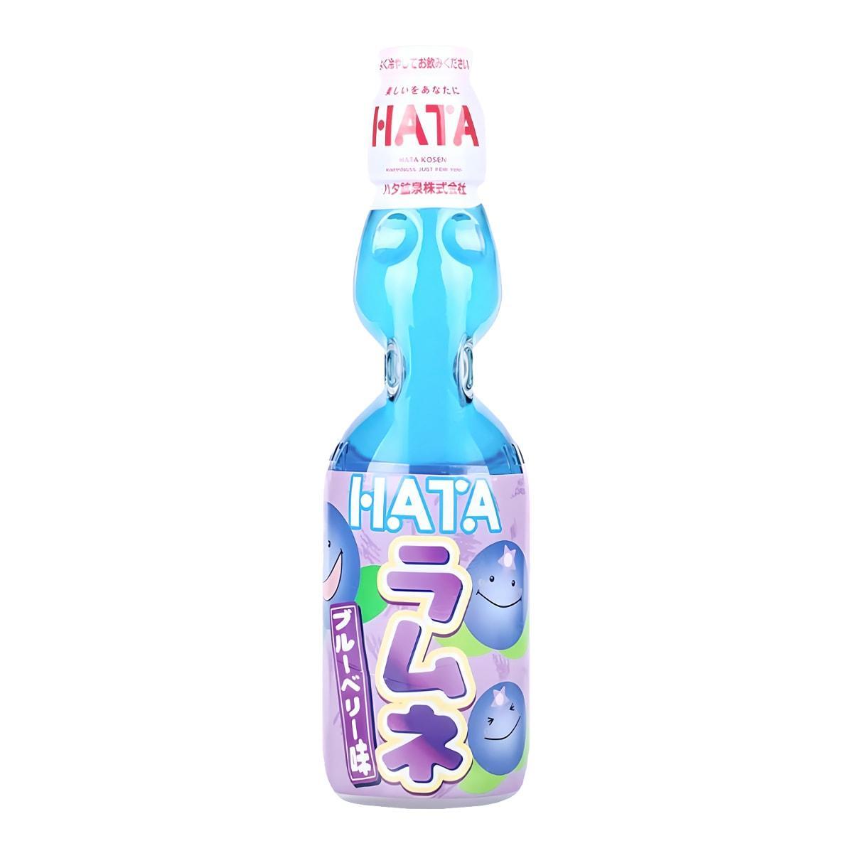 Напиток газированный Hata Ramune Lemonade Blueberry голубика 200 мл., ПЭТ