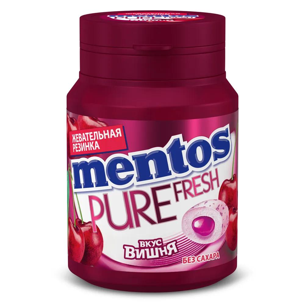 Жевательная резинка Mentos Pure Fresh Вишня 54 гр., пластик