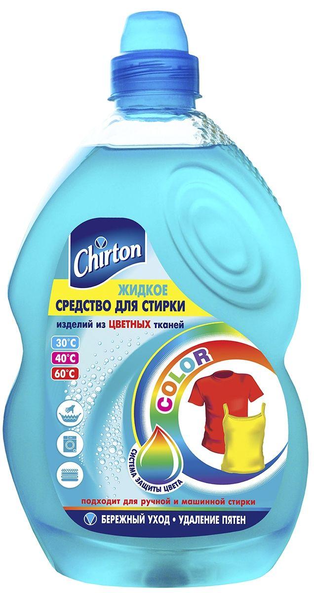 Жидкое средство для стирки Chirton Color для цветных тканей 1.325 л., ПЭТ