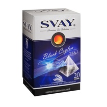 Чай Svay Black Ceylon, черный, 20 пакетов, 50 гр., картон