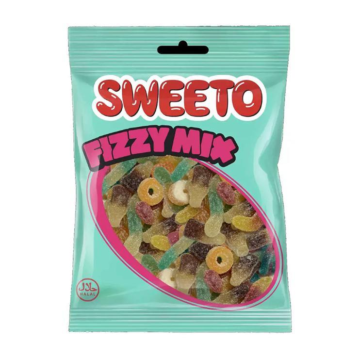 Мармелад жевательный Sweeto шипучий микс 140 гр., флоу-пак