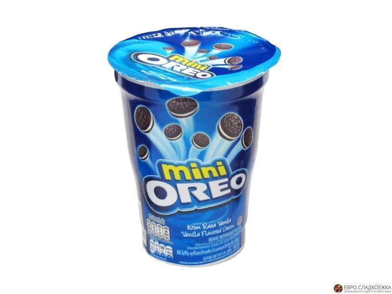 Печенье-сэндвич Oreo мини со вкусом ванили 67 гр., ПЭТ