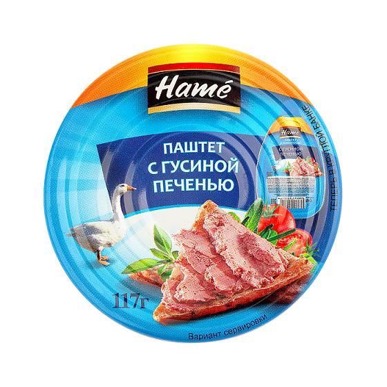 Паштет Hame из гусиной печени 117 гр., ж/б