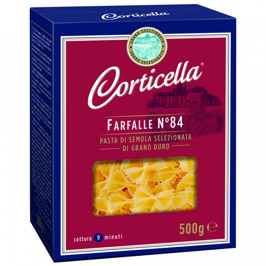 Макаронные изделия Corticella Farfalle №84 Бантики, 500 гр., картон