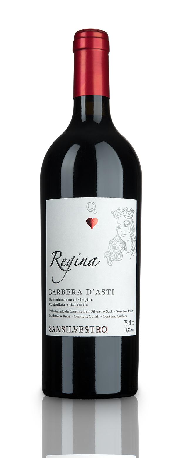 Вино красное полусухое, 13,5%, Sansilvestro Regina Barbera d'Asti, 750 мл., стекло