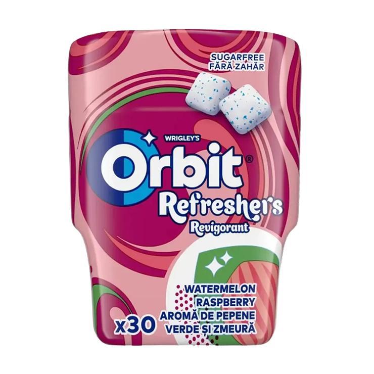 Жевательная резинка Orbit refreshers watermelon 67 гр., пластиковая упаковка