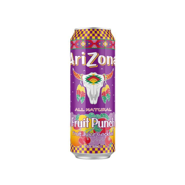 Напиток энергетический AriZona Fruit Punch fruit juice cocktail фруктовый пунш 650 мл., ж/б