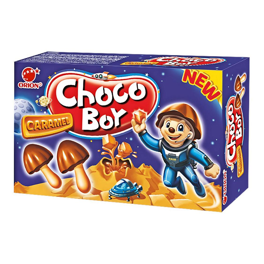 Печенье Choco Boy Caramel грибочки карамельное 45 гр., картон