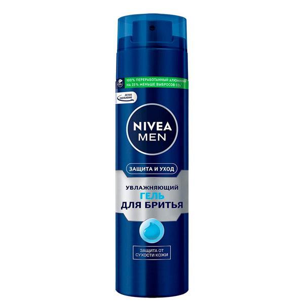 Гель для бритья Nivea Men Увлажняющий Защита и уход 200 мл., баллон