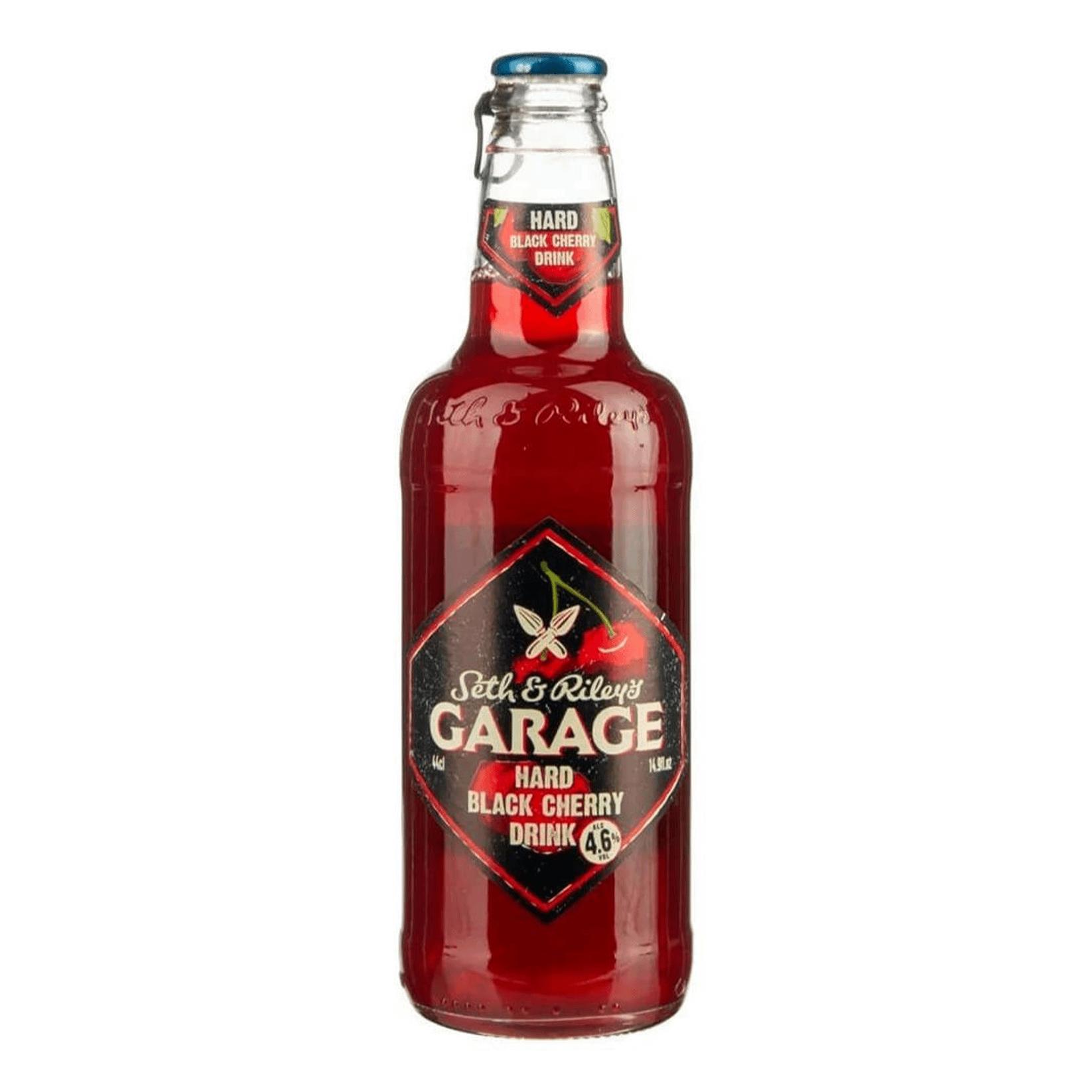 Пивной напиток Seth & Riley's Garage Hard Black Cherry светлое черная вишня пастеризованный фильтрованный 4,6% 400 мл., стекло