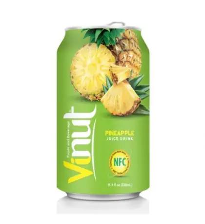 Напиток сокосодержащий Vinut Pineapple juice drihk Ананас 330 мл., ж/б