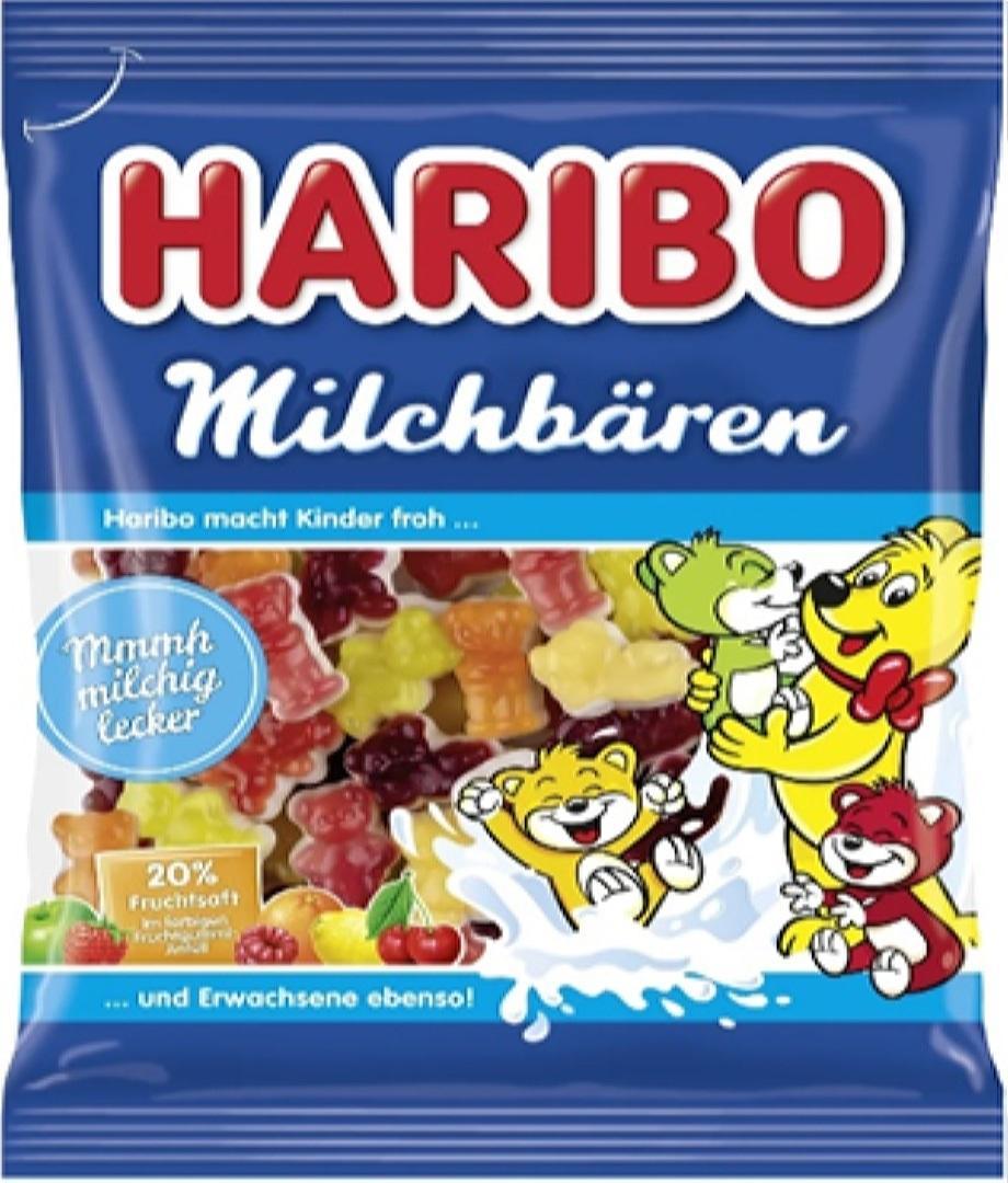 Мармелад Haribo Молочные мишки 160 гр., флоу-пак