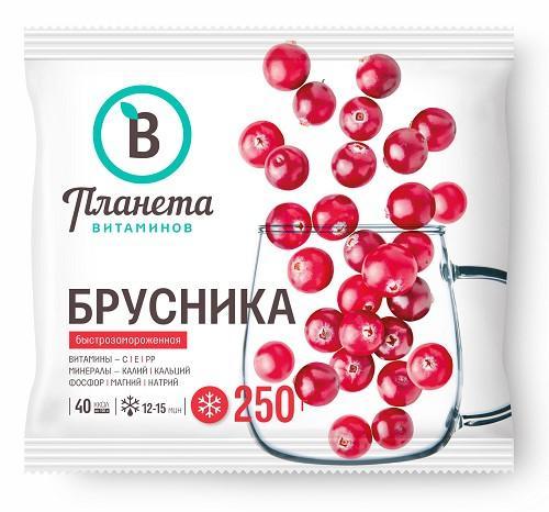 Брусника Планета Витаминов 250 гр., флоу-пак