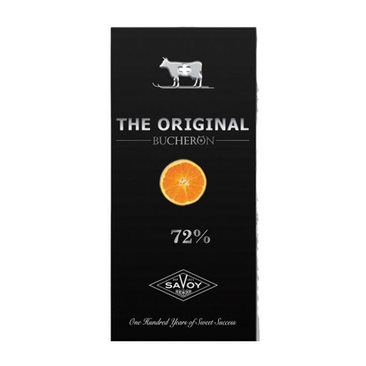 Шоколад Bucheron Original горький с кусочками апельсина 72% 90 гр., картон