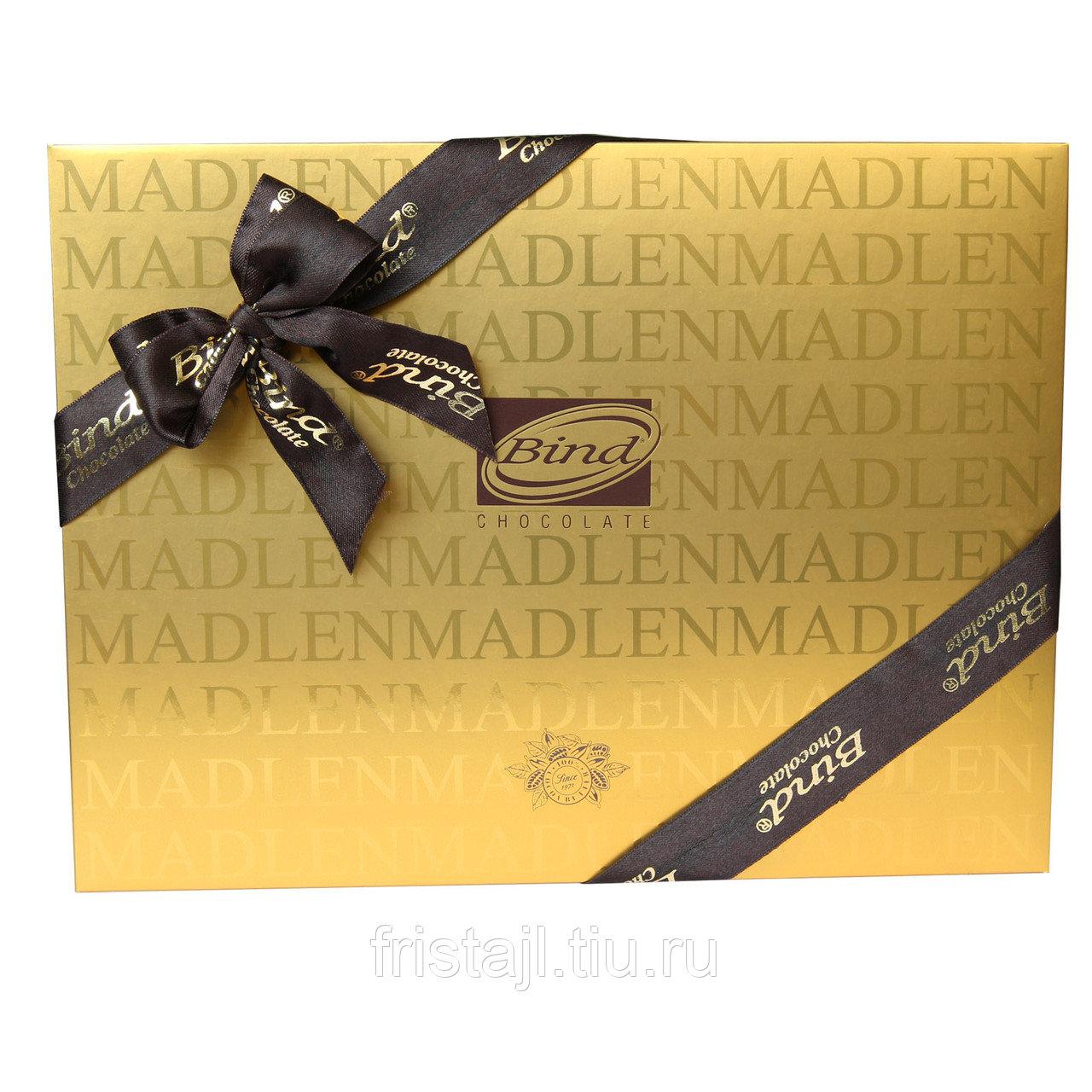 Набор шоколада Bind Madlen Gold 370 гр., картон