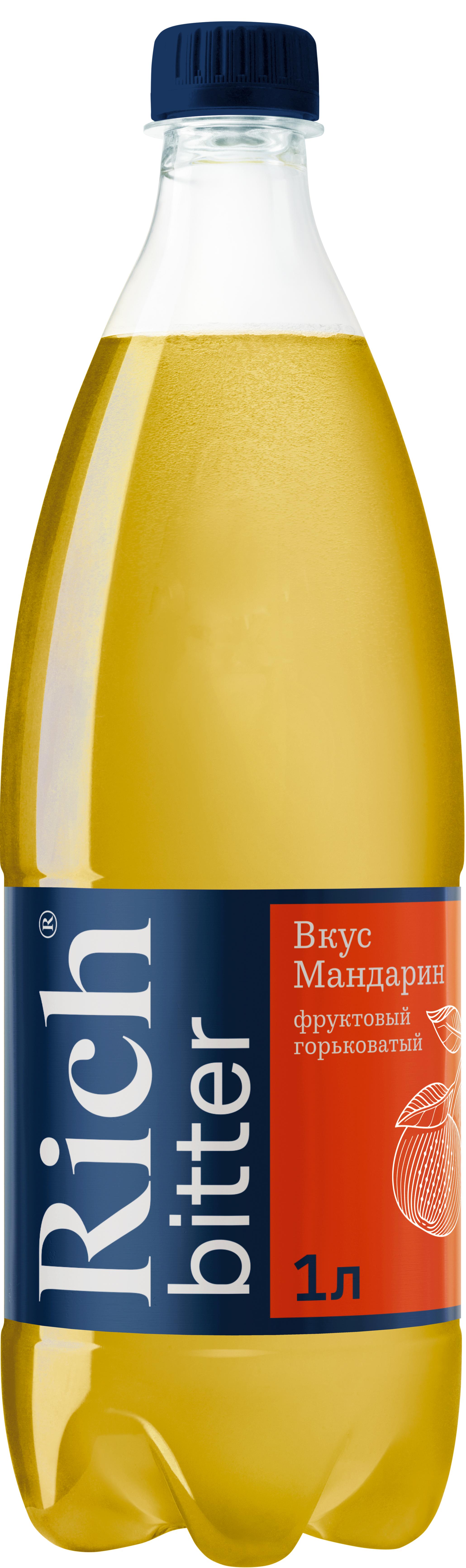 Напиток газированный Rich bitter мандарин 1 л., ПЭТ