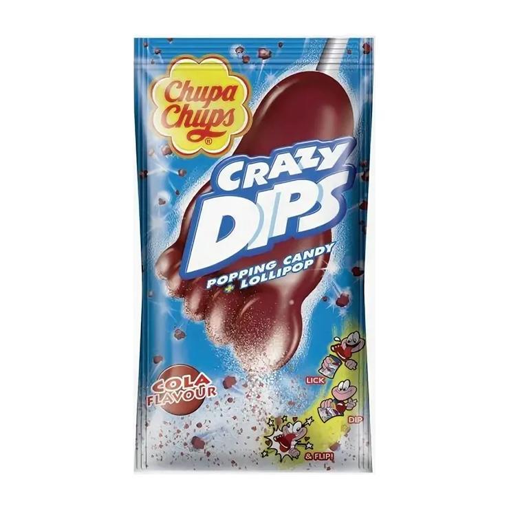 Леденец Chupa Chups Crazy Dips со вкусом колы 14 гр., саше