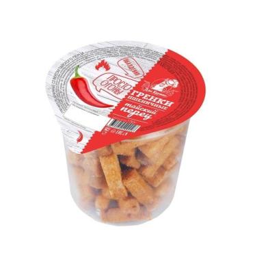 Гренки Дон Крутон пшеничные тайский перец, 130 гр., пакет