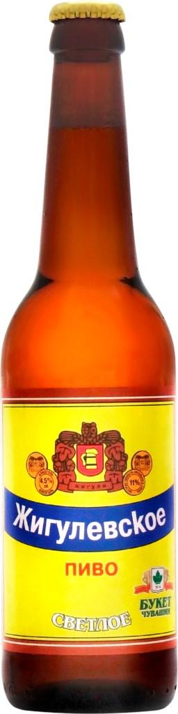 Пиво Жигулевское Букет Чувашии 4,5% 500 мл., стекло