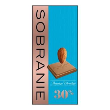 Шоколад молочный с орехами Sobranie 90 гр., картонная коробка