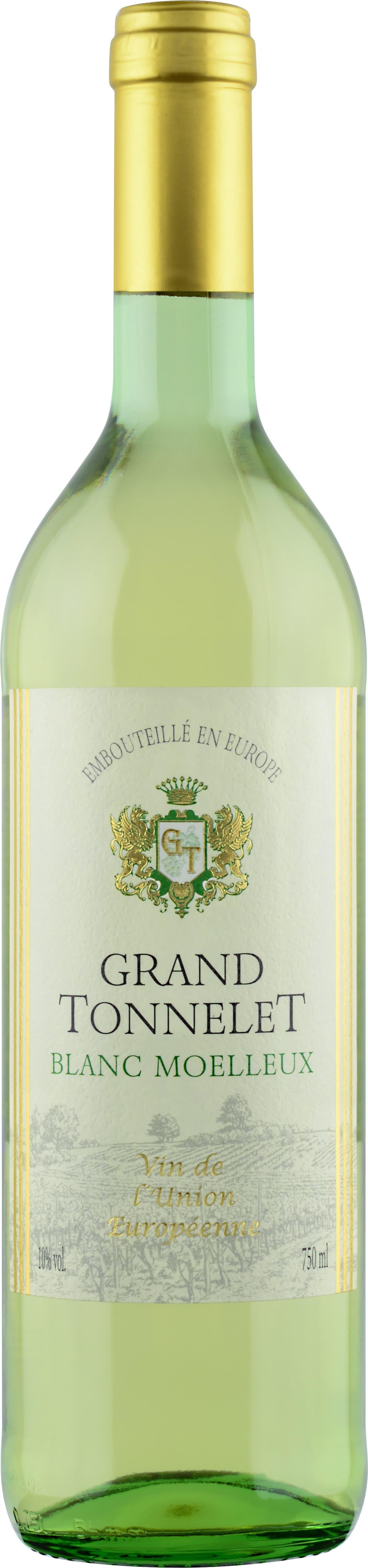 Вино Вино Гран Тоннелет, белое полусладкое Франция 750 мл., стекло