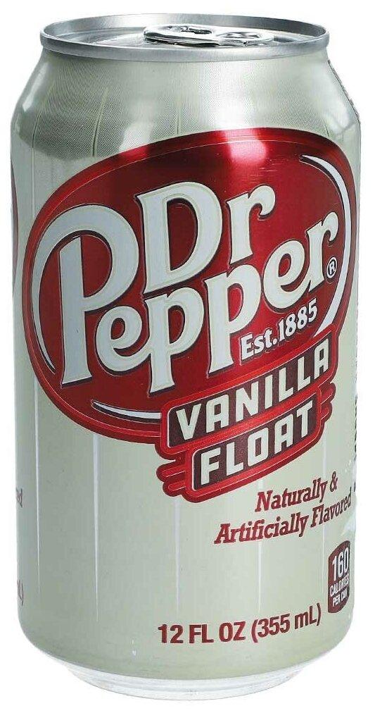 Напиток Dr. Pepper ванилла флот 350 мл., ж/б