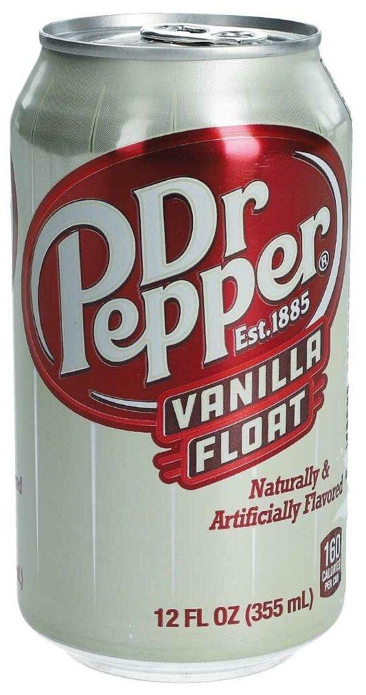 Напиток Dr. Pepper Vanilla Float 350 мл., ж/б