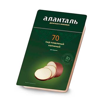 Сыр плавленый Аланталь №70 40% слайсы 150 гр., ПЭТ