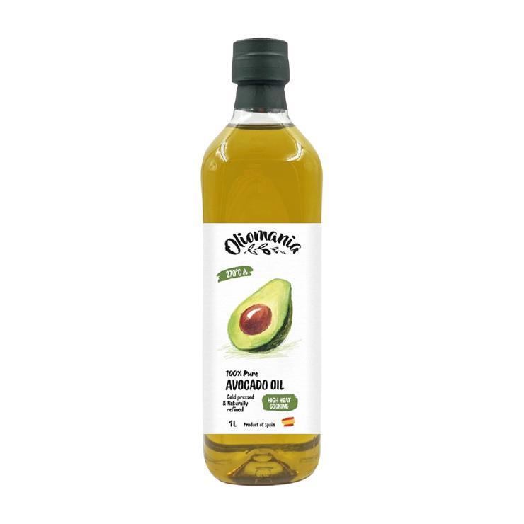 Масло авокадо Oliomania рафинированное 1 л., ПЭТ