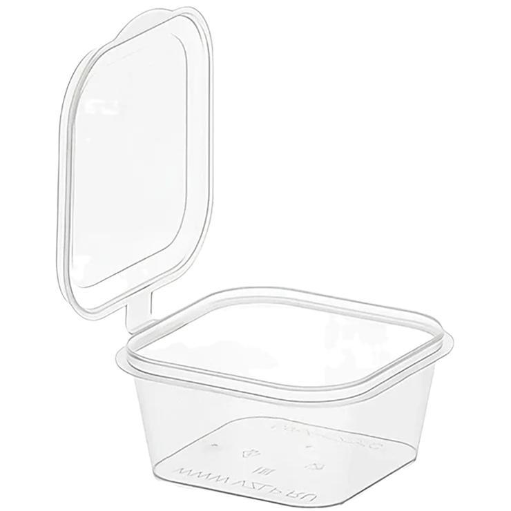 Соусник 50 мл d62хh30 мм неразъемная крышка Россия прозрачный ПП., пакет