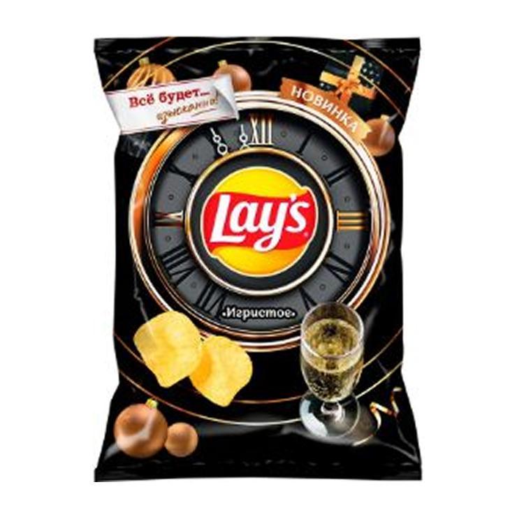 Чипсы картофельные Lay's игристое 120 гр., флоу-пак
